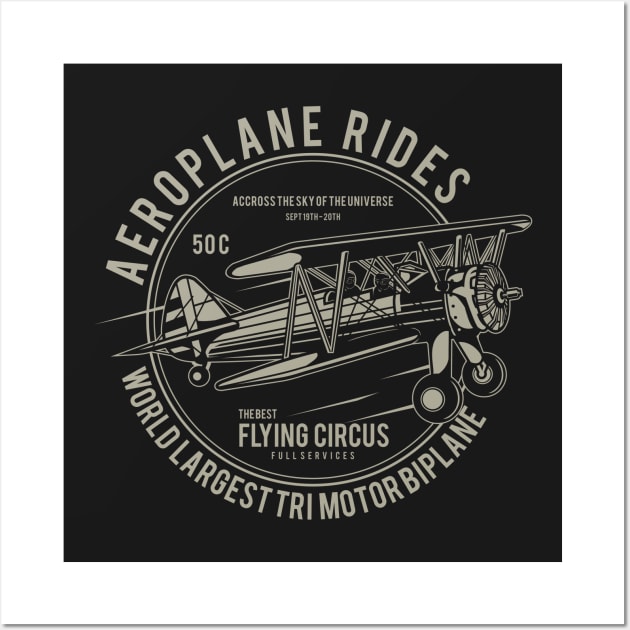 Aeroplane Rides Wall Art by JakeRhodes